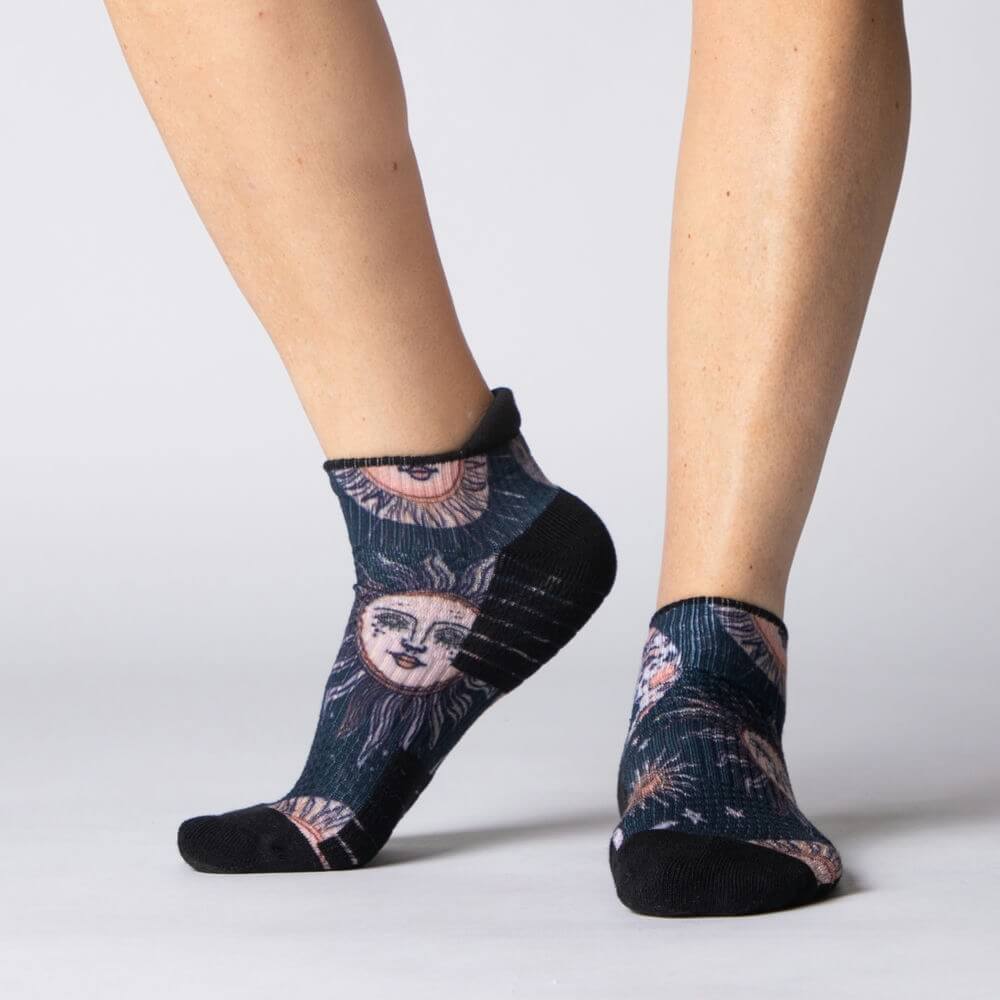Celestial Moon Ankle Compression Socks - Image 3