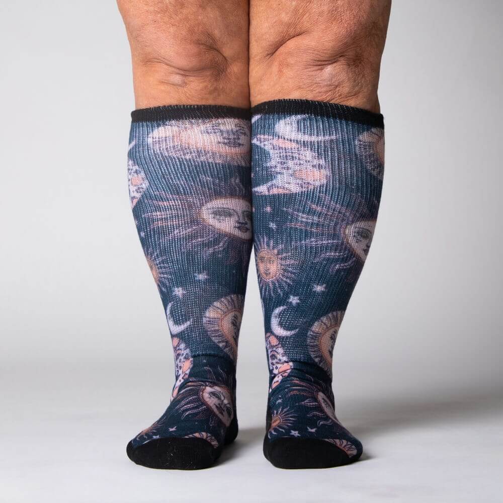 Celestial Moon EasyStretch™ Socks - Image 3