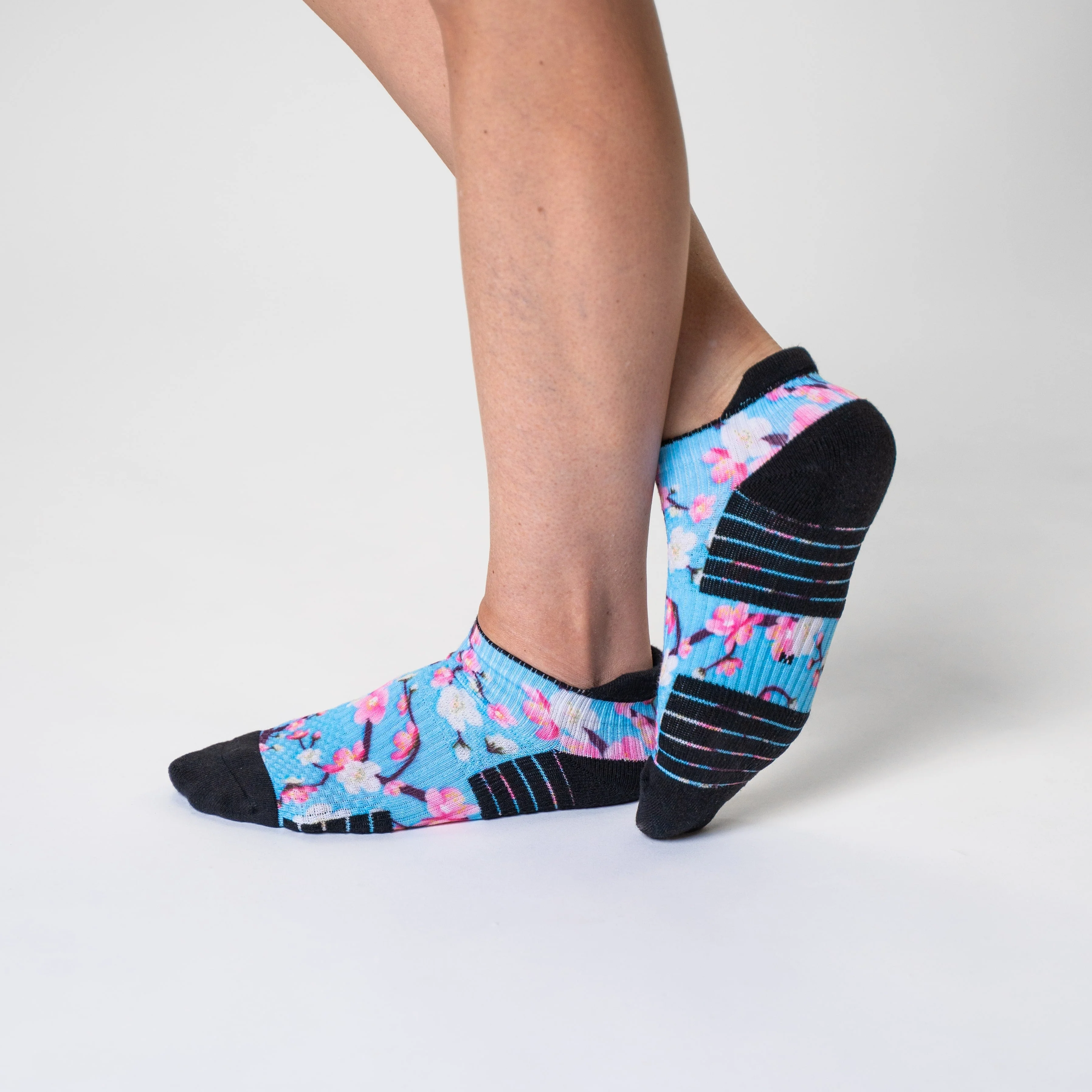 Cherry Blossoms Ankle Compression Socks - Image 4