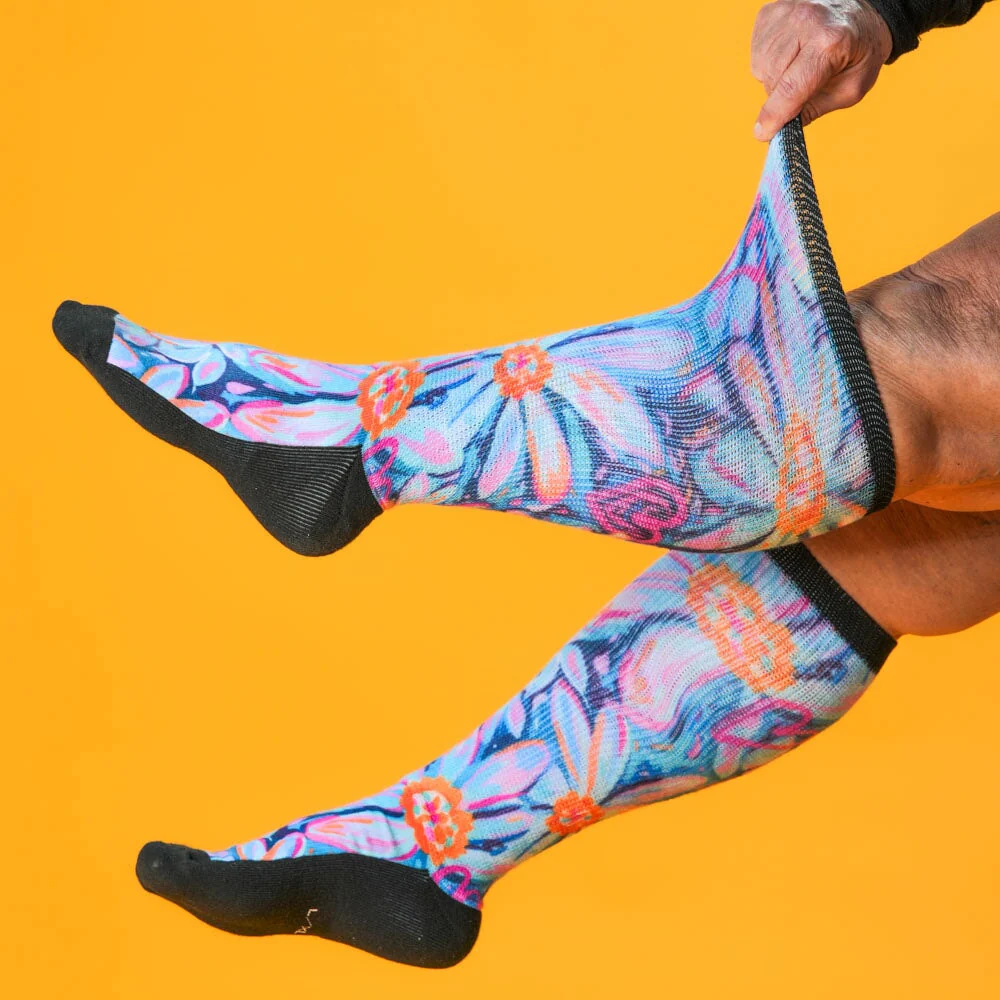 Daisy Blue EasyStretch™ Socks - Image 5