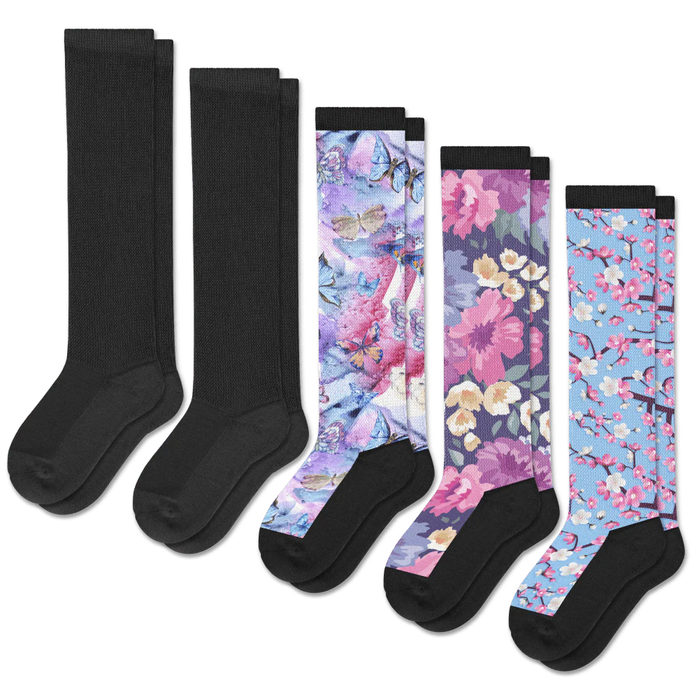 Dark & Delicate EasyStretch™ Socks Bundle 5-Pack