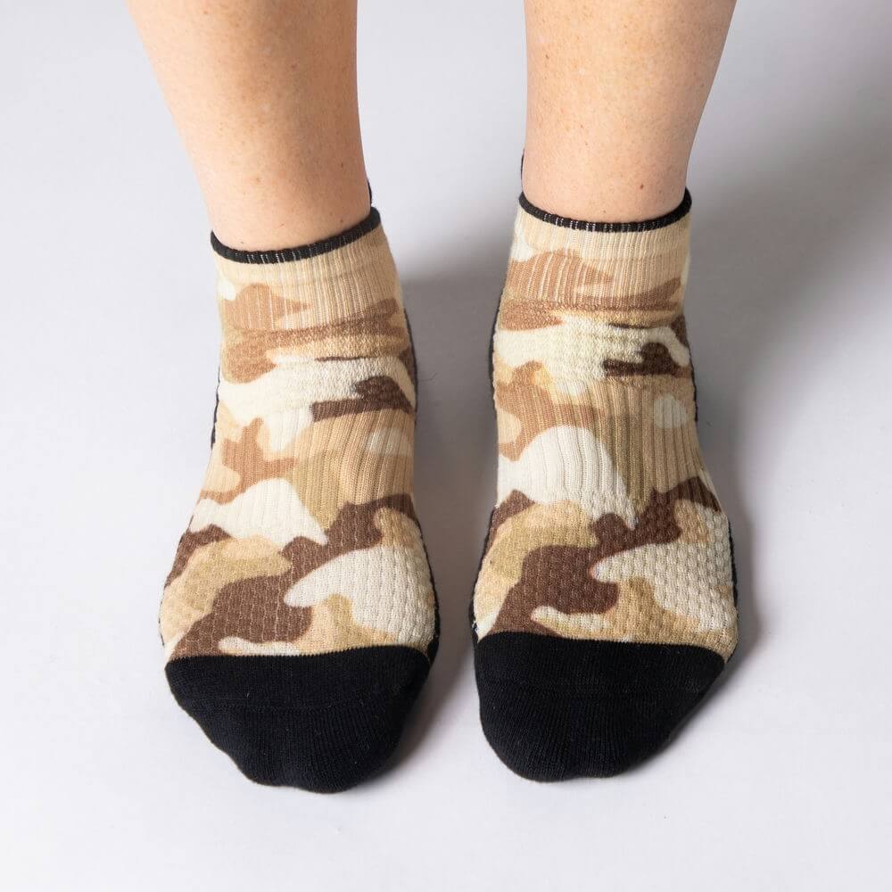 Desert Camo Ankle Compression Socks - Image 2