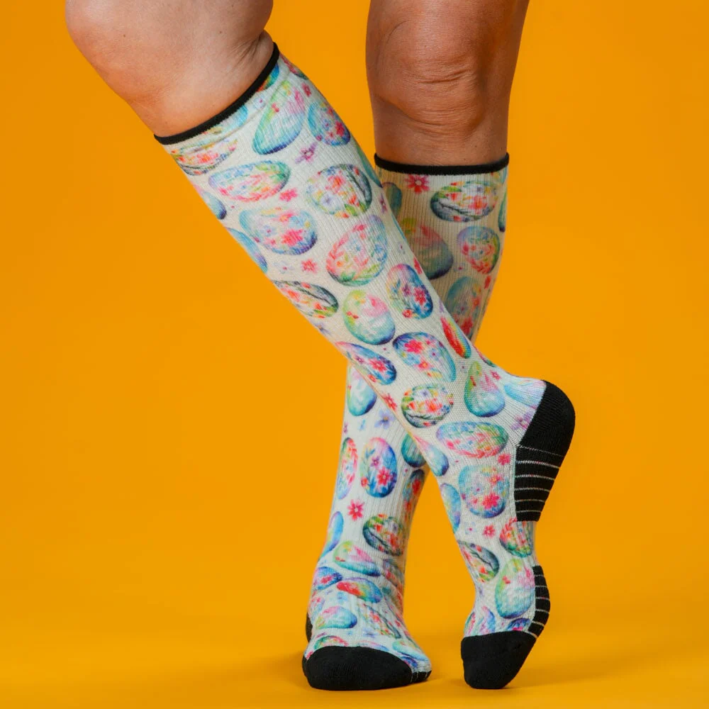 Easter Eggs Compression Socks - Image 3