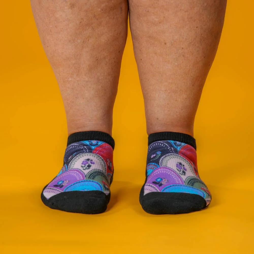 Flower Plates Ankle Socks - Image 2
