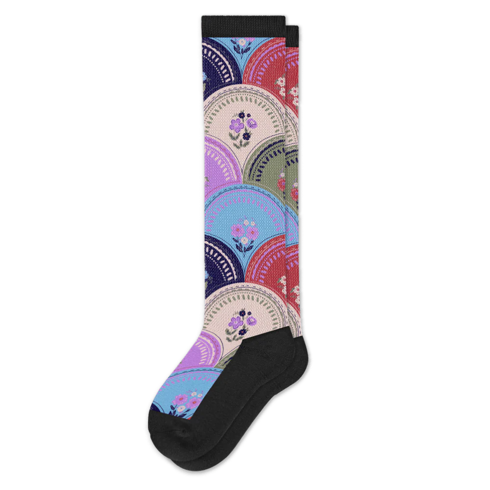 Flower Plates EasyStretch™ Socks