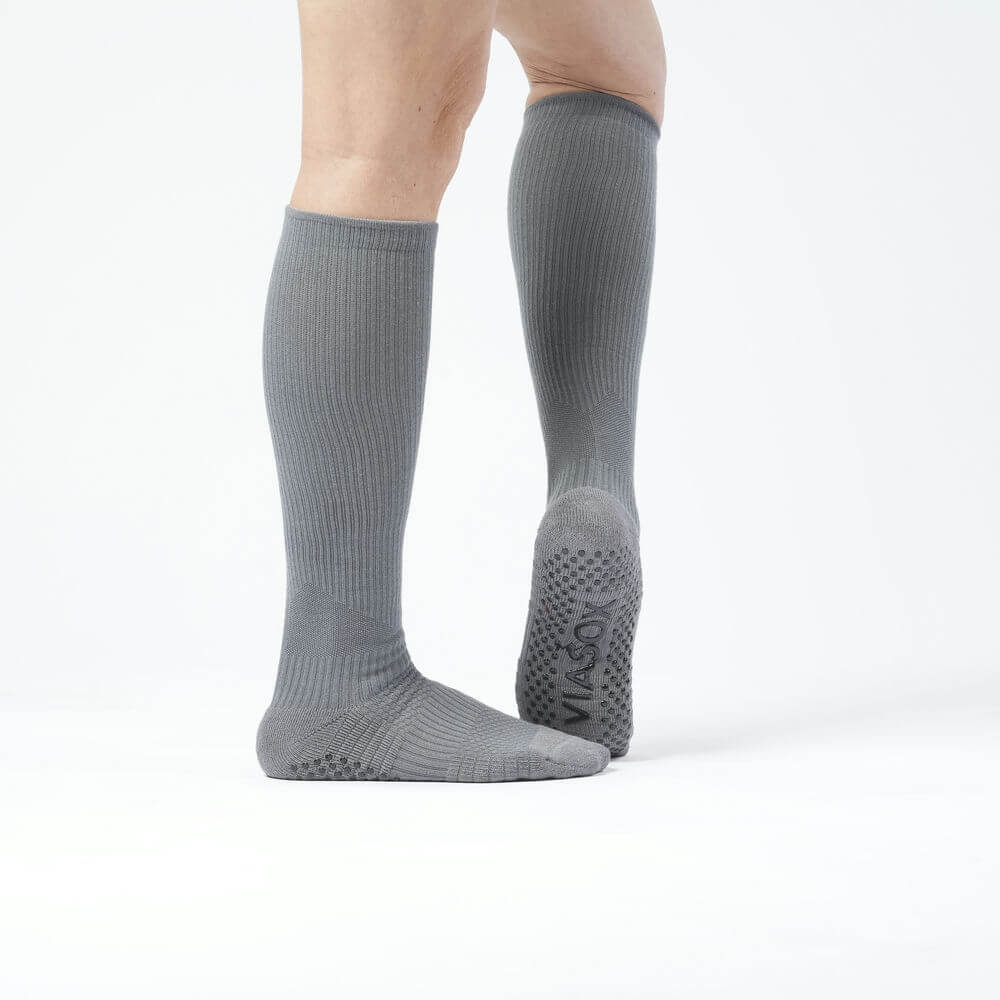 Gray Compression Gripper Socks - Image 2
