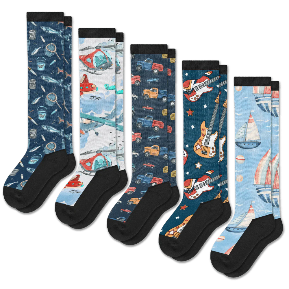 Hobby EasyStretch™ Socks 5-Pack Bundle