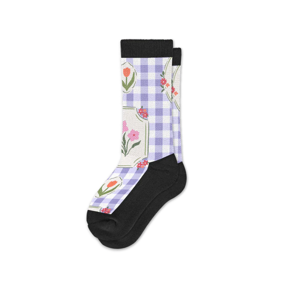 Lavender Picnic EasyStretch™ Socks - Image 2