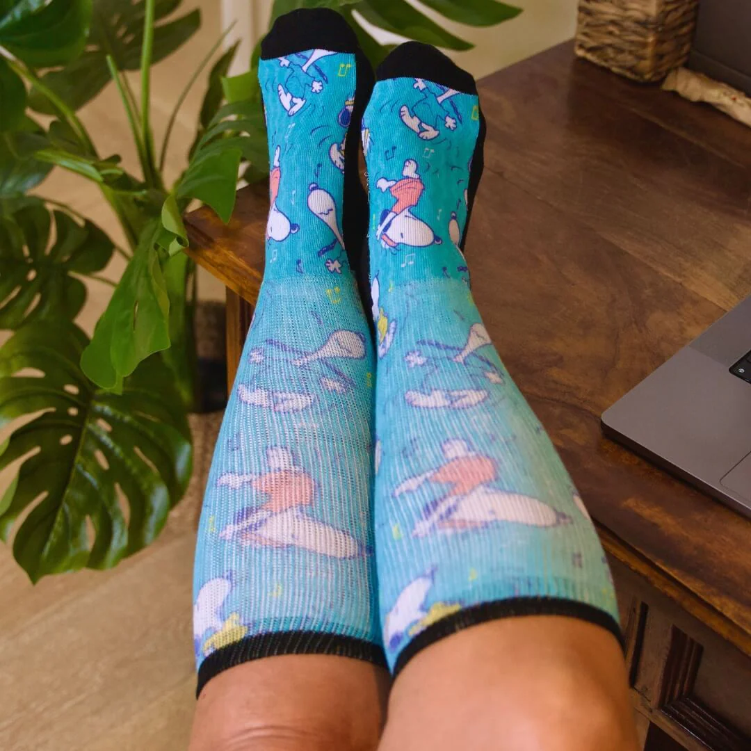 Live Laugh Snoopy EasyStretch™ Socks Bundle 3-Pack - Image 4