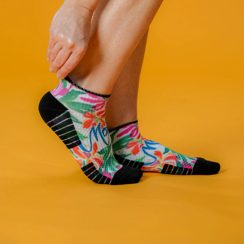 Mom's Bouquet Ankle Compression Socks - Image 3