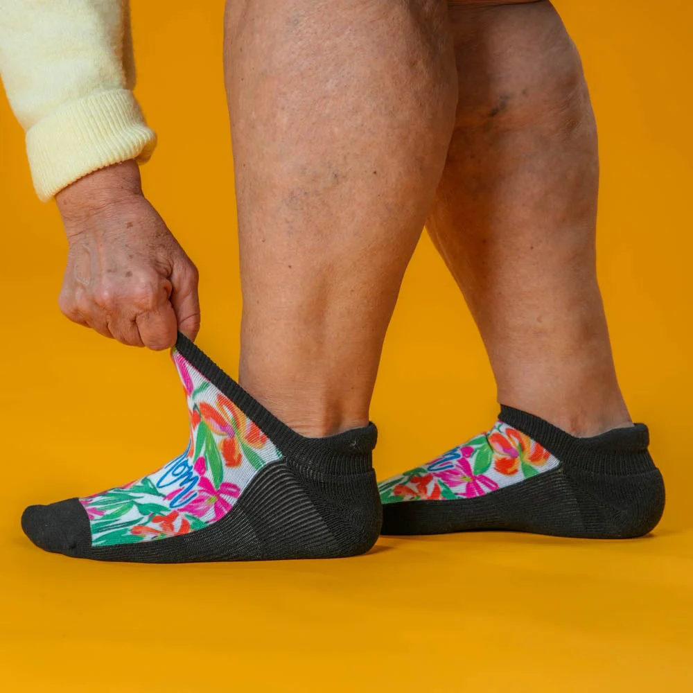 Mom's Bouquet Ankle Socks - Image 4