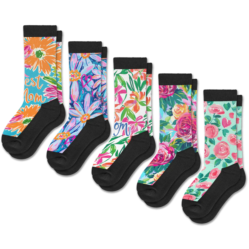 Mother's Day EasyStretch™ Socks 5-Pack Bundle - Image 2