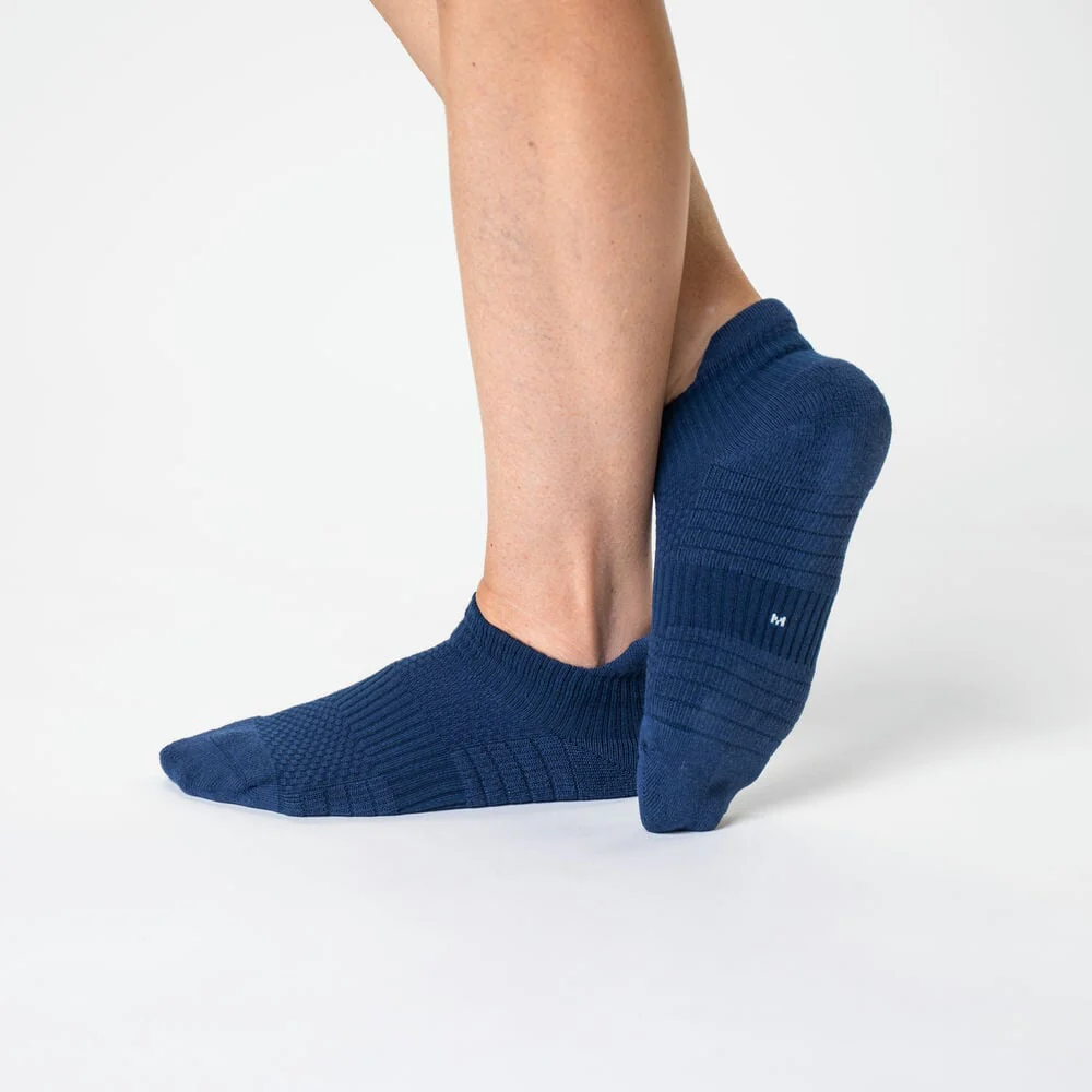 Navy Blue Ankle Compression Socks - Image 3