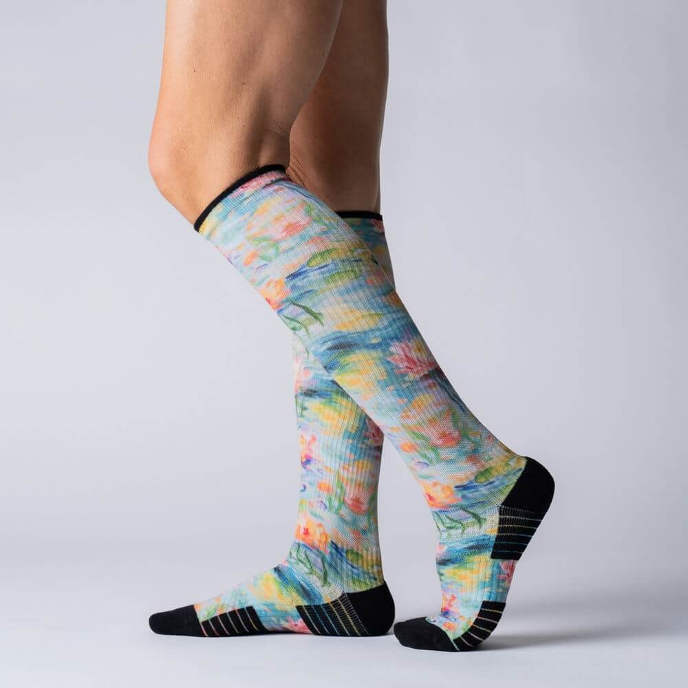 Pastel Pond Compression Socks - Image 3