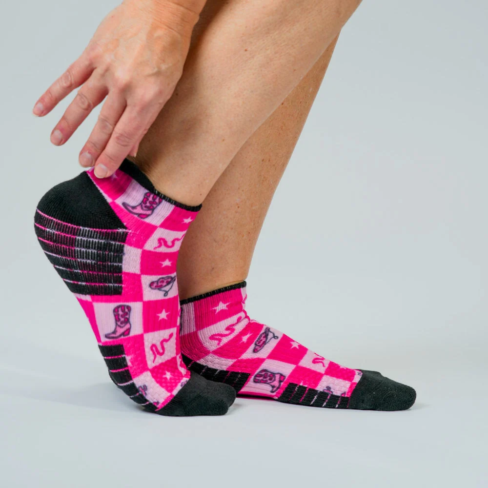 Pink Rodeo Ankle Compression Socks - Image 3
