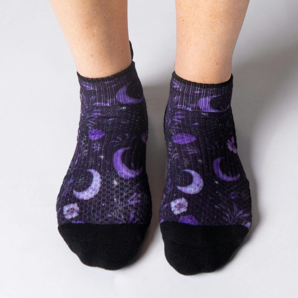 Purple Moon Ankle Compression Socks - Image 2