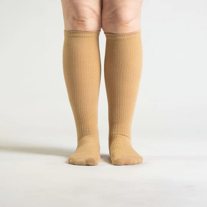 Tan Compression Socks Bundle 5-Pack - Image 2