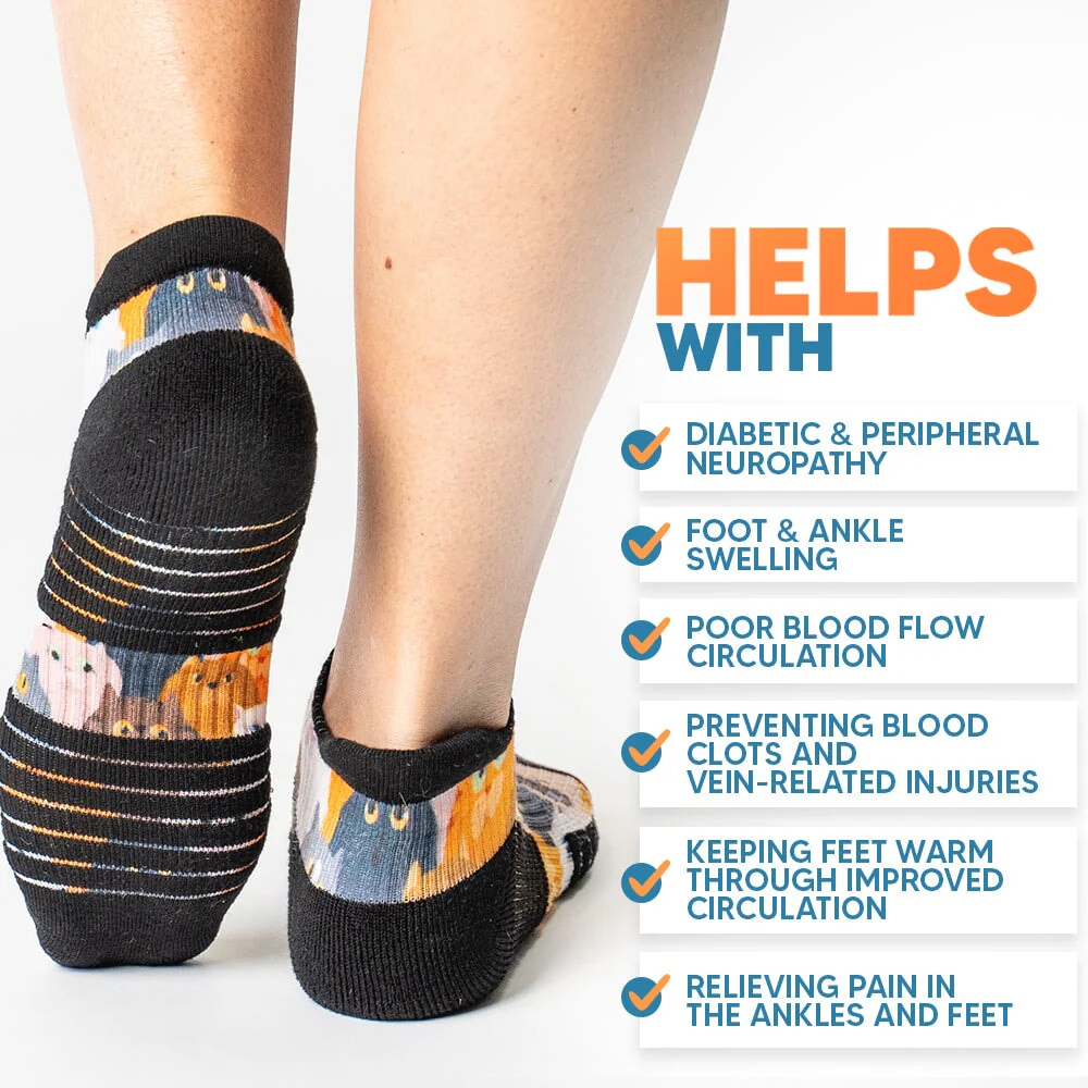 White Ankle Compression Socks - Image 7